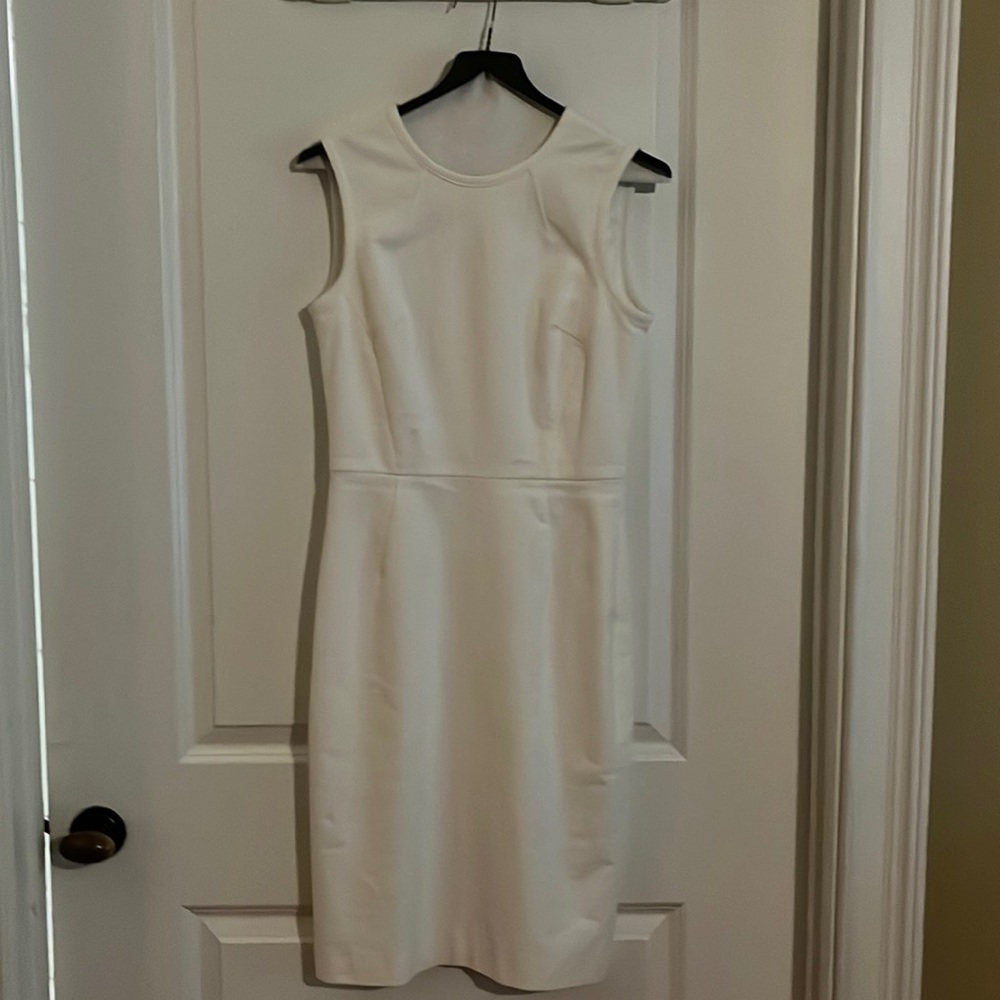 Size 4 white brooks brothers dress